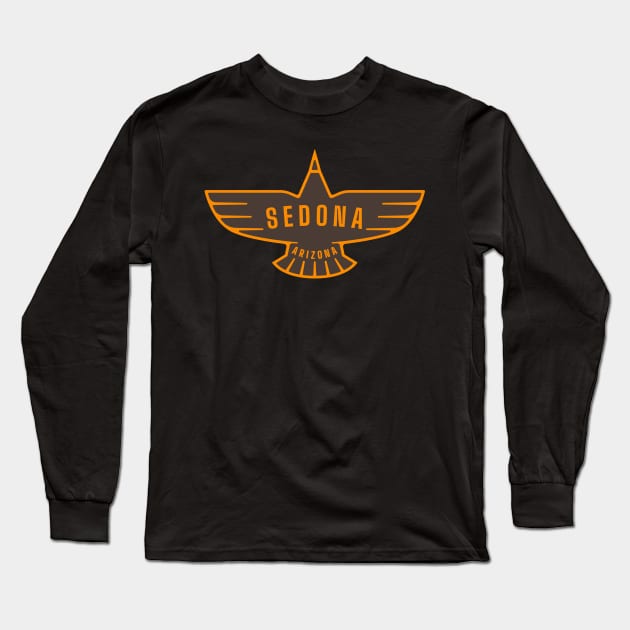 Sedona Arizona Long Sleeve T-Shirt by TravelBadge